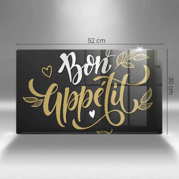 Üveg vágódeszka Bon Appetit