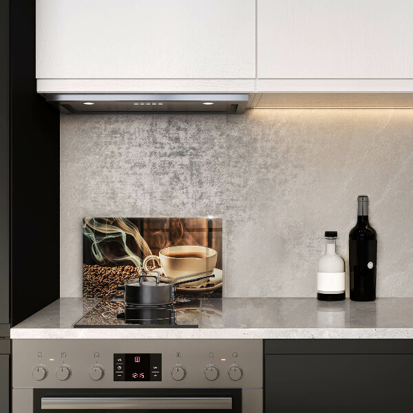 Üveg vágódeszka Csésze és kávébab