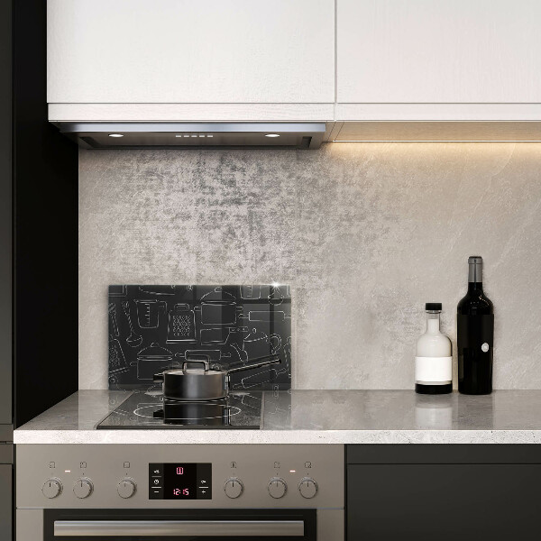 Üveg vágódeszka Rajzfilm konyhai kiegészítők