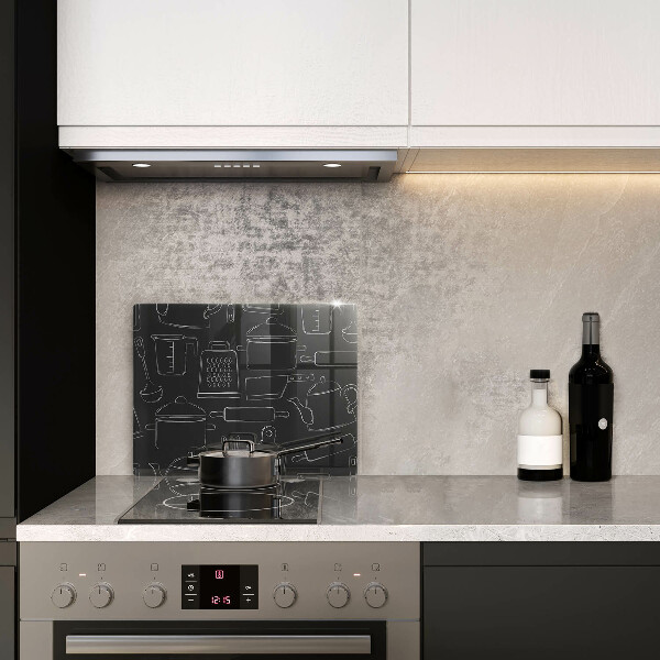 Üveg vágódeszka Rajzfilm konyhai kiegészítők