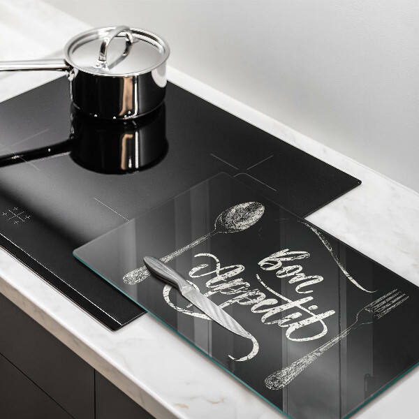 Üveg vágódeszka Bon Appetit