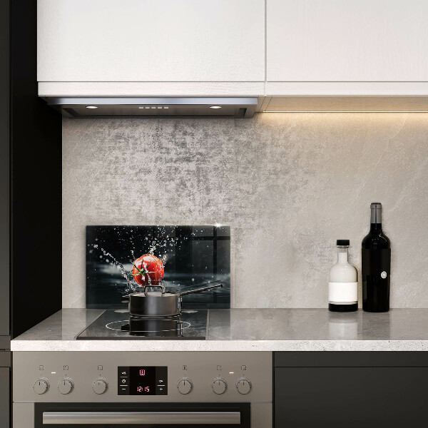 Üveg vágódeszka Paradicsom vízben