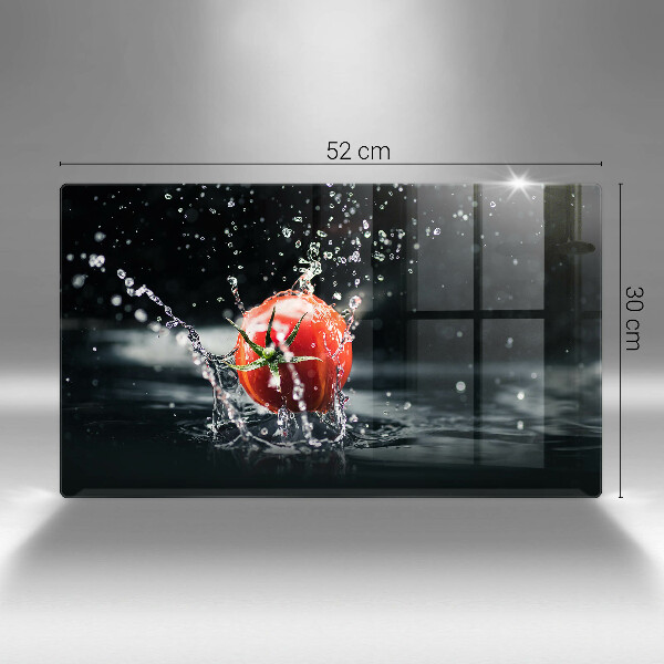 Üveg vágódeszka Paradicsom vízben