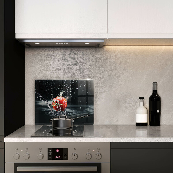 Üveg vágódeszka Paradicsom vízben