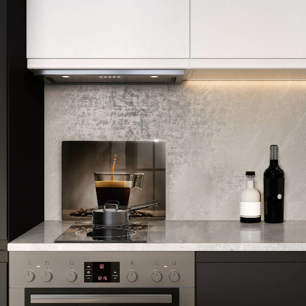 Üveg vágódeszka Üveg és kávébab