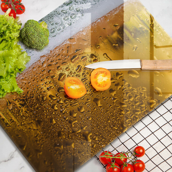 Üveg vágódeszka Nedves pohár sör