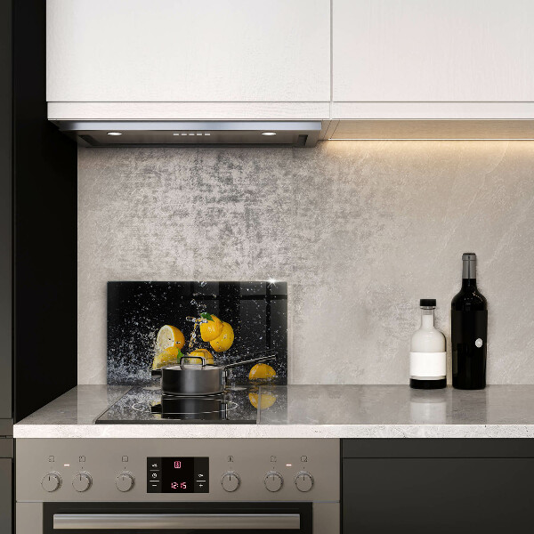 Üveg vágódeszka Lédús citrom gyümölcs