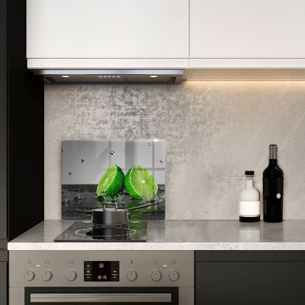 Üveg vágódeszka Lédús lime és víz