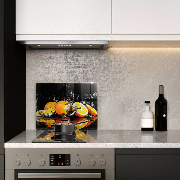 Üveg vágódeszka Lédús narancssárga gyümölcs