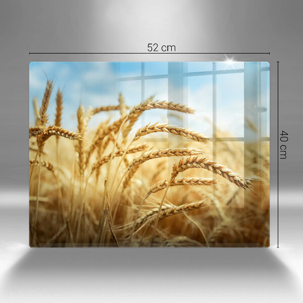 Üveg vágódeszka Kalász gabonafélék a területen