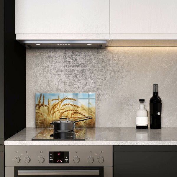 Üveg vágódeszka Kalász gabonafélék a területen