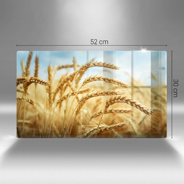 Üveg vágódeszka Kalász gabonafélék a területen