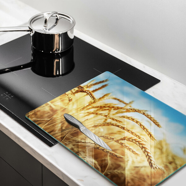 Üveg vágódeszka Kalász gabonafélék a területen
