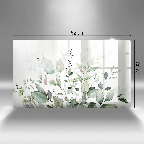 Üveg vágódeszka Akvarell növények