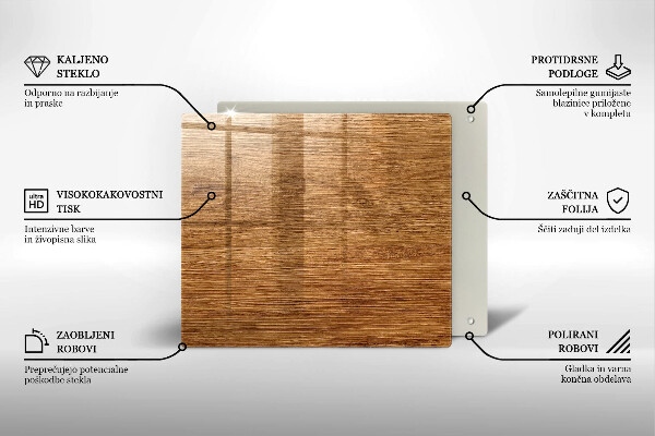 Üveg vágódeszka Fa tábla textúra