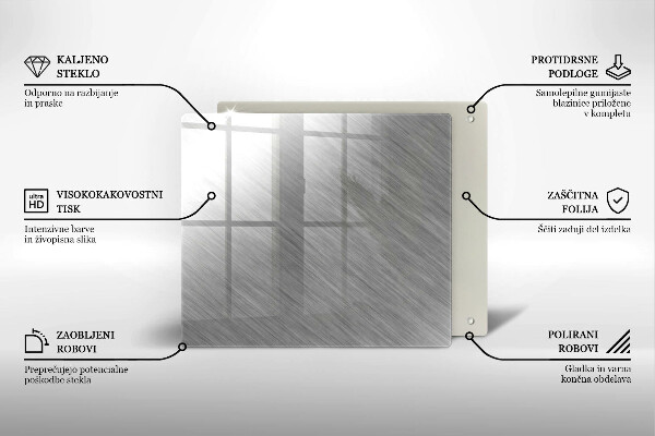 Üveg vágódeszka Fém textúra háttér