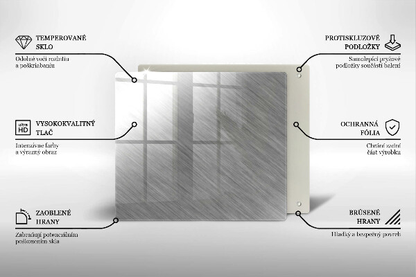 Üveg vágódeszka Fém textúra háttér