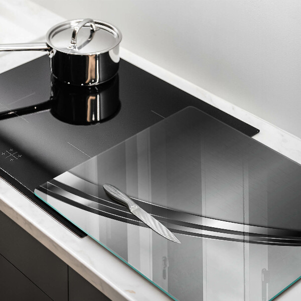 Üveg vágódeszka Fém absztrakció