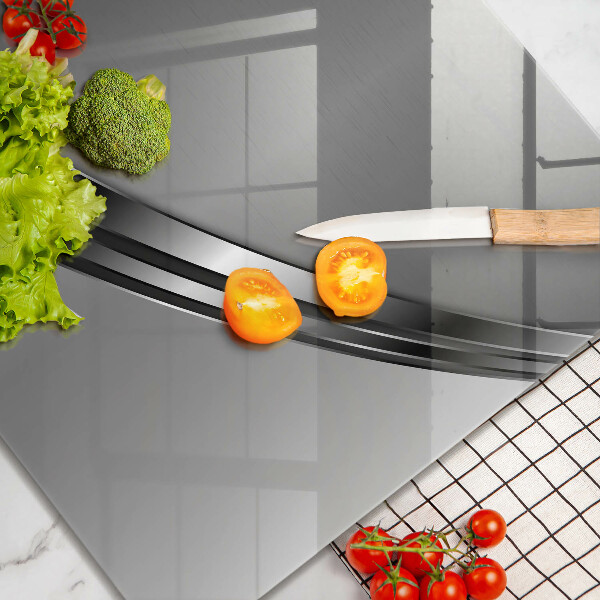 Üveg vágódeszka Fém absztrakció