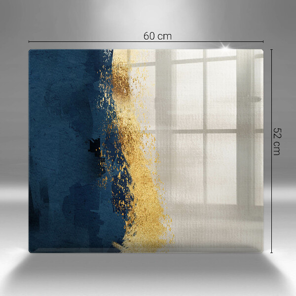 Üveg vágódeszka Arany absztrakció