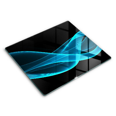 Üveg vágódeszka Kék absztrakció