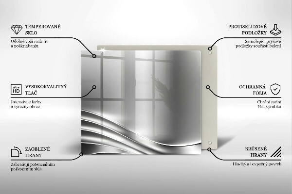 Üveg vágódeszka Fém szerkezet