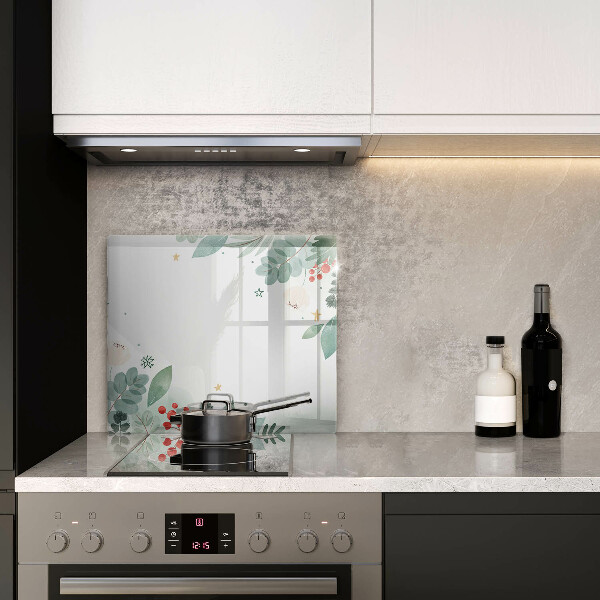 Üveg vágódeszka Akvarell levelek