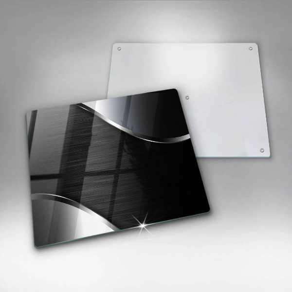 Üveg vágódeszka Fém absztrakció