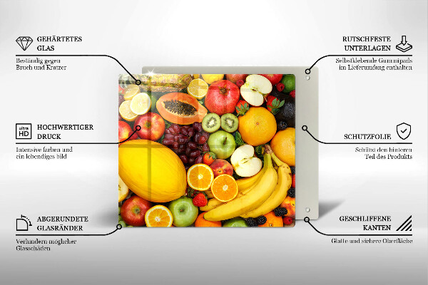 Üveg vágódeszka Gyümölcsgyűjtés