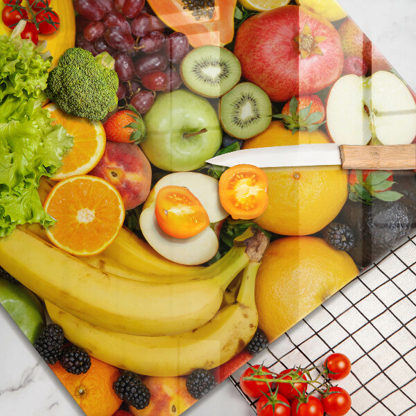 Üveg vágódeszka Gyümölcsgyűjtés