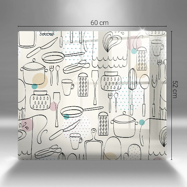 Üveg vágódeszka Konyhai kiegészítők