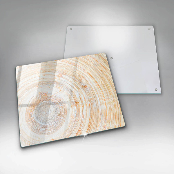 Üveg vágódeszka Fa textúra