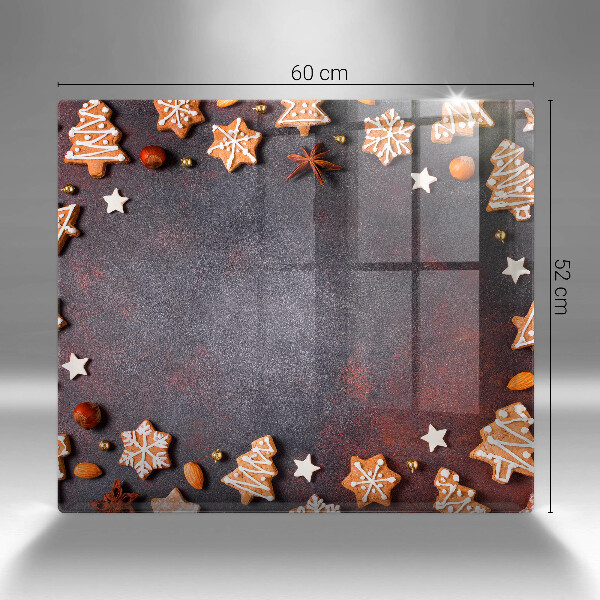 Üveg vágódeszka Mézeskalács karácsony