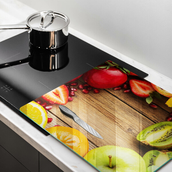 Üveg vágódeszka Friss gyümölcs