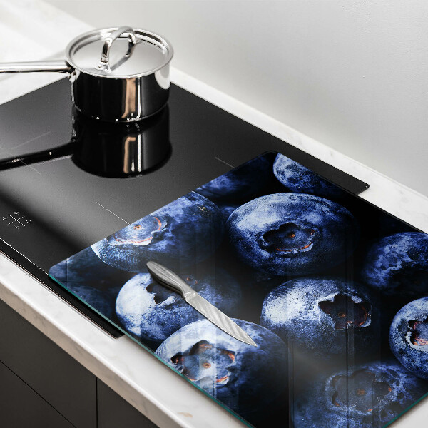 Üveg vágódeszka Közelkép a bogyók