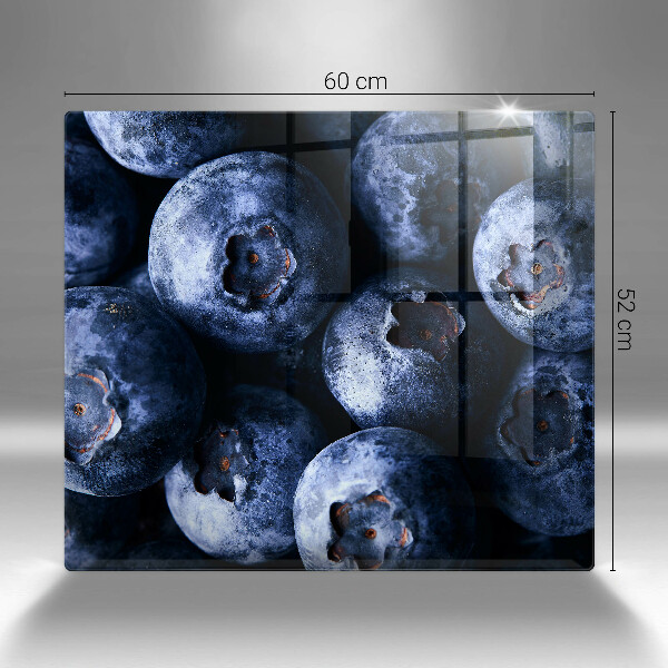 Üveg vágódeszka Közelkép a bogyók