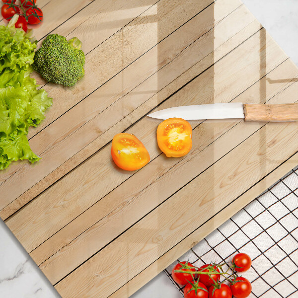 Üveg vágódeszka Finom fa táblák