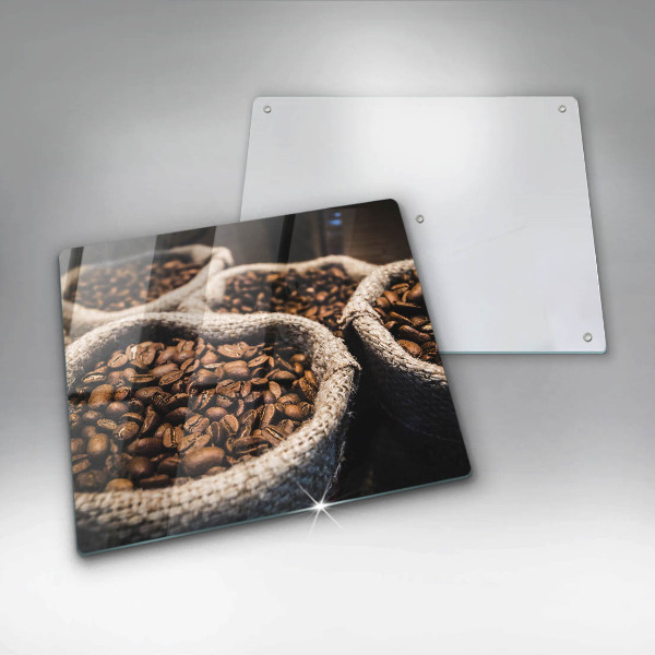 Üveg vágódeszka Zsák kávébab