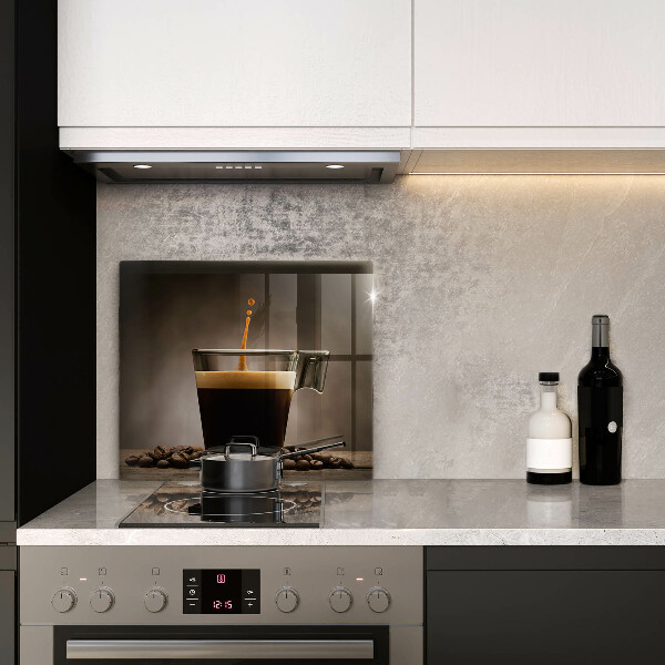 Üveg vágódeszka Üveg és kávébab