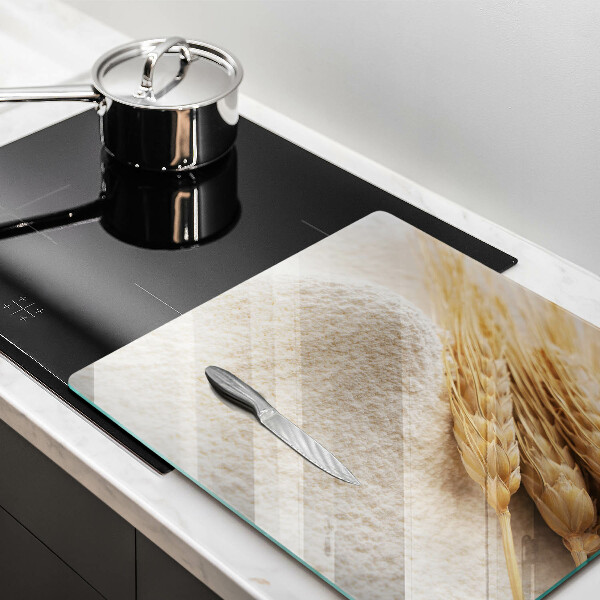 Üveg vágódeszka Liszt és kalászok