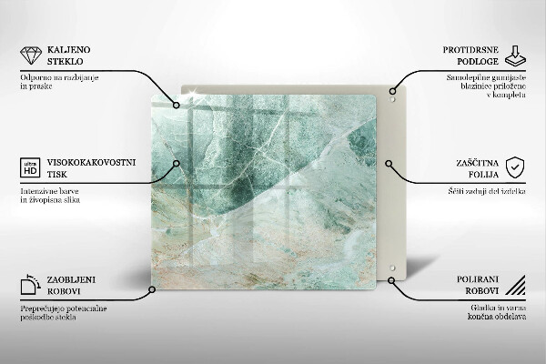 Üveg vágódeszka Kő szerkezet