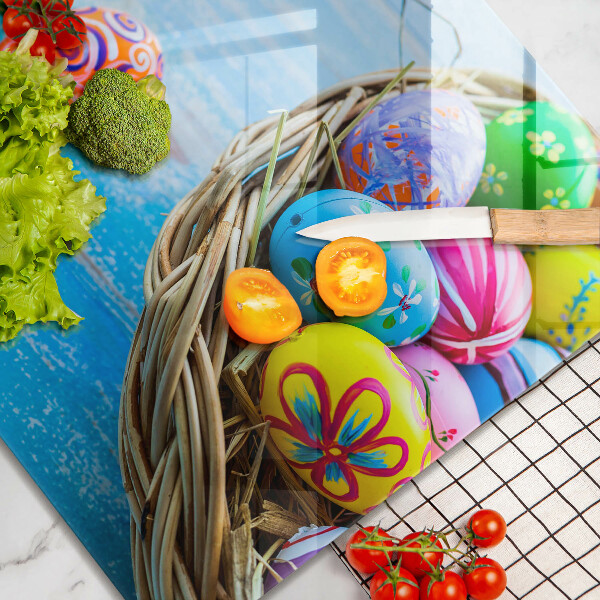 Üveg vágódeszka Húsvéti tojások Húsvéti tojások