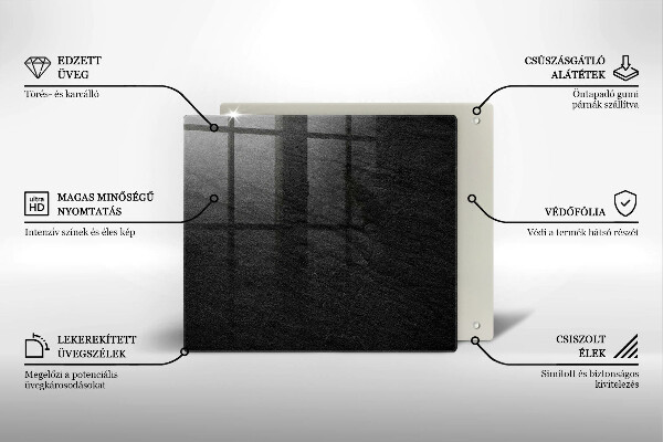 Üveg vágódeszka rock textúra