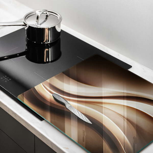 Üveg vágódeszka Absztrakciós finom vonalak