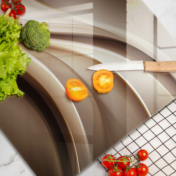 Üveg vágódeszka Absztrakciós finom vonalak