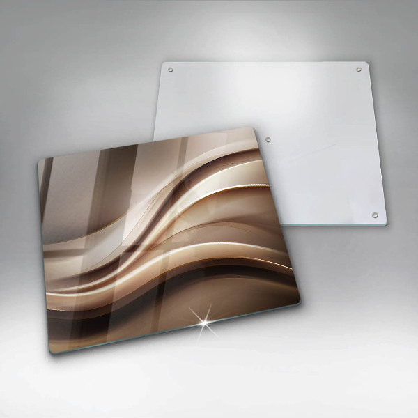 Üveg vágódeszka Absztrakciós finom vonalak