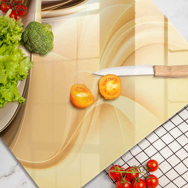 Üveg vágódeszka Füst absztrakció