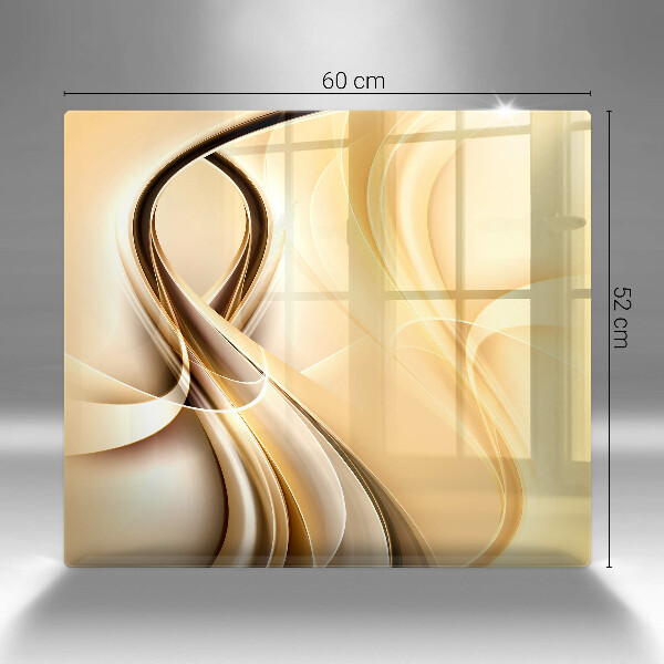 Üveg vágódeszka Füst absztrakció