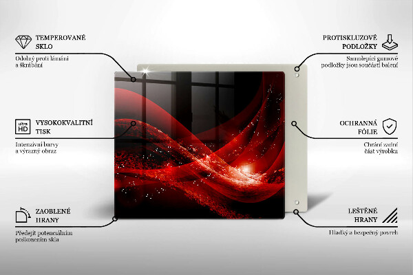 Üveg vágódeszka Modern absztrakció