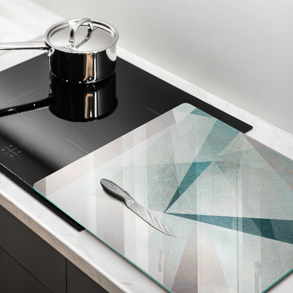 Üveg vágódeszka Éles absztrakció